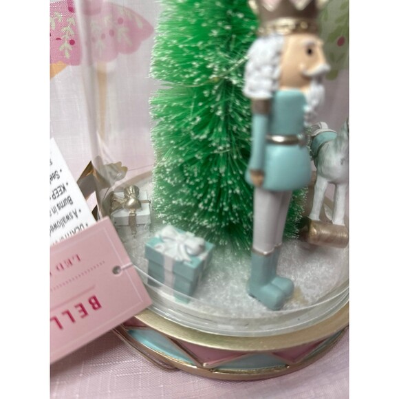NEW Bella Lux Ballerina Nutcracker Light Up Christmas Dome - Picture 6 of 7